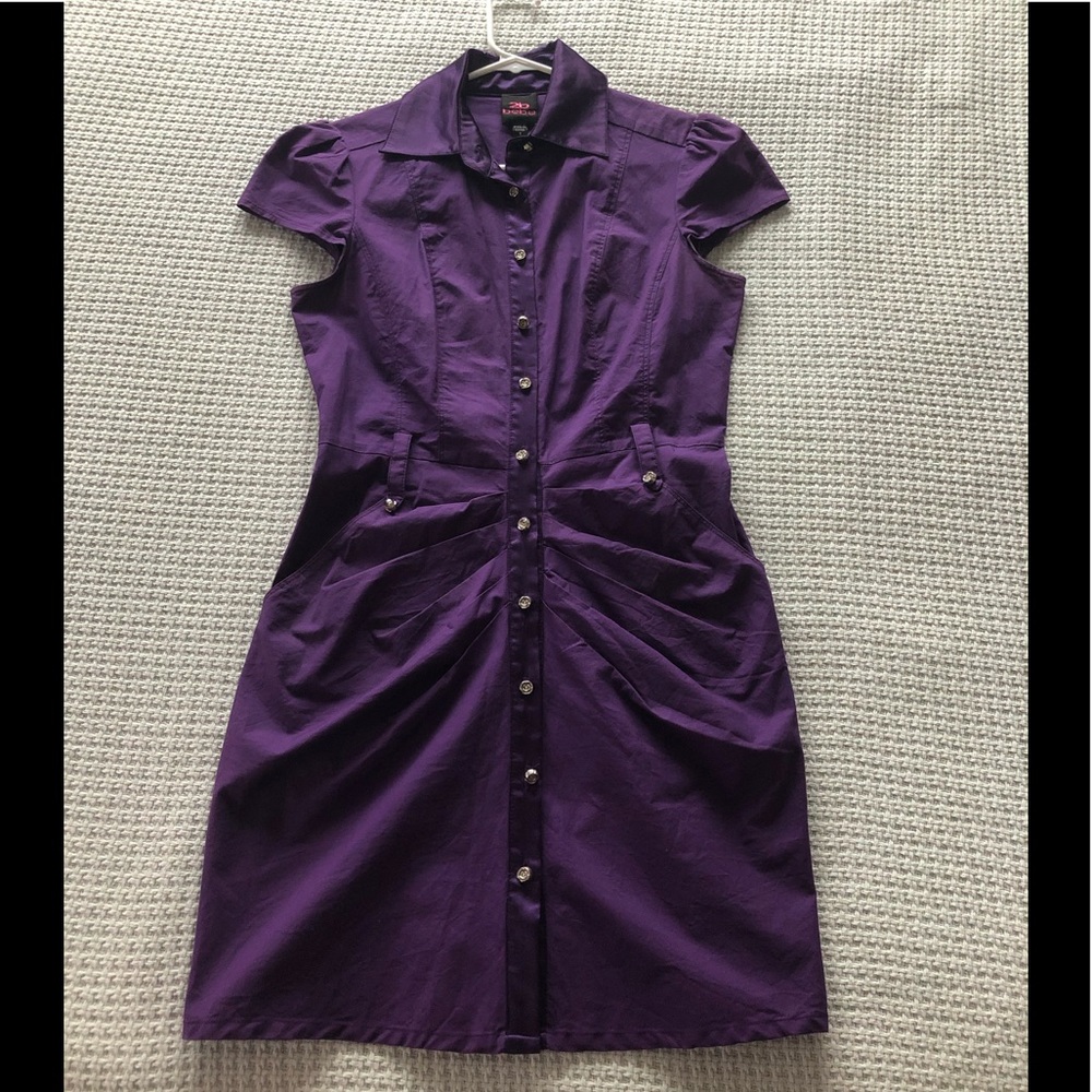 2b Bebe purple summer dress